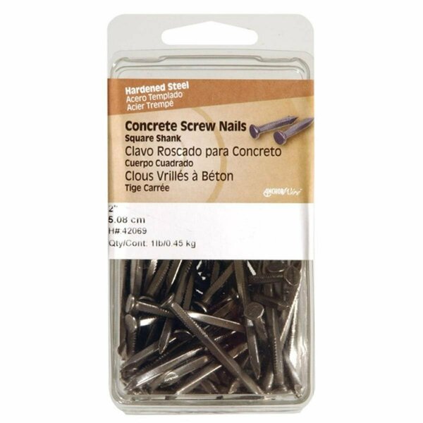Homecare Products 42067 1 lbs Concrete Screw Nail 1 in., 3PK HO3308680